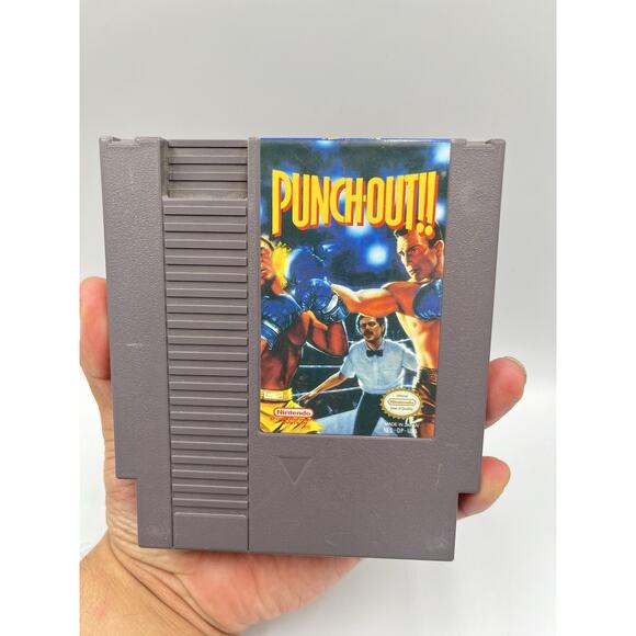 Punch-Out (Nintendo Entertainment System, 1990) NES Tested - Picture 2 of 6